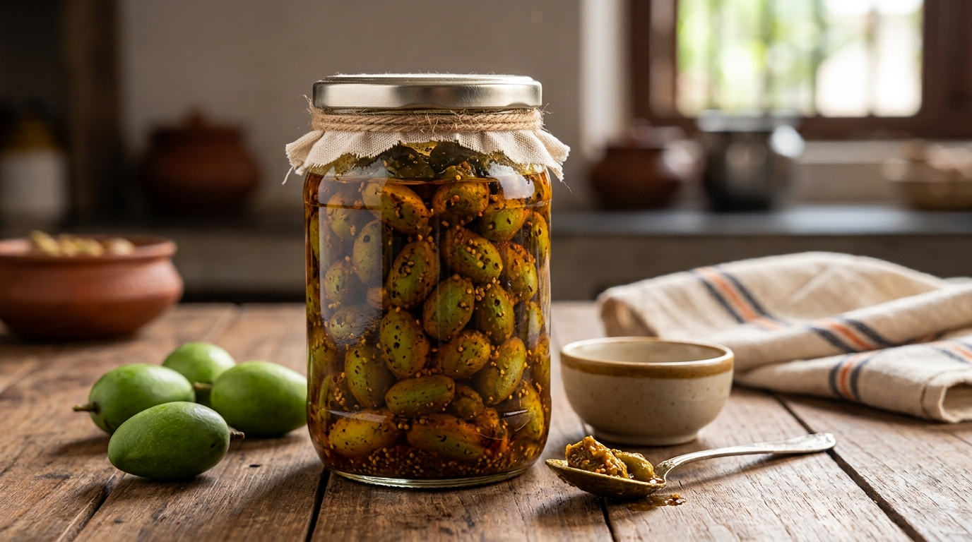 Traditional homemade Mango Pickle from Malenadu Malige